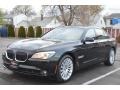 Azurite Black Metallic 2009 BMW 7 Series 750i Sedan