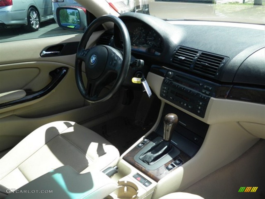 2002 3 Series 325i Coupe - Electric Red / Sand photo #13