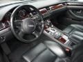2004 Audi A8 Black Interior Prime Interior Photo