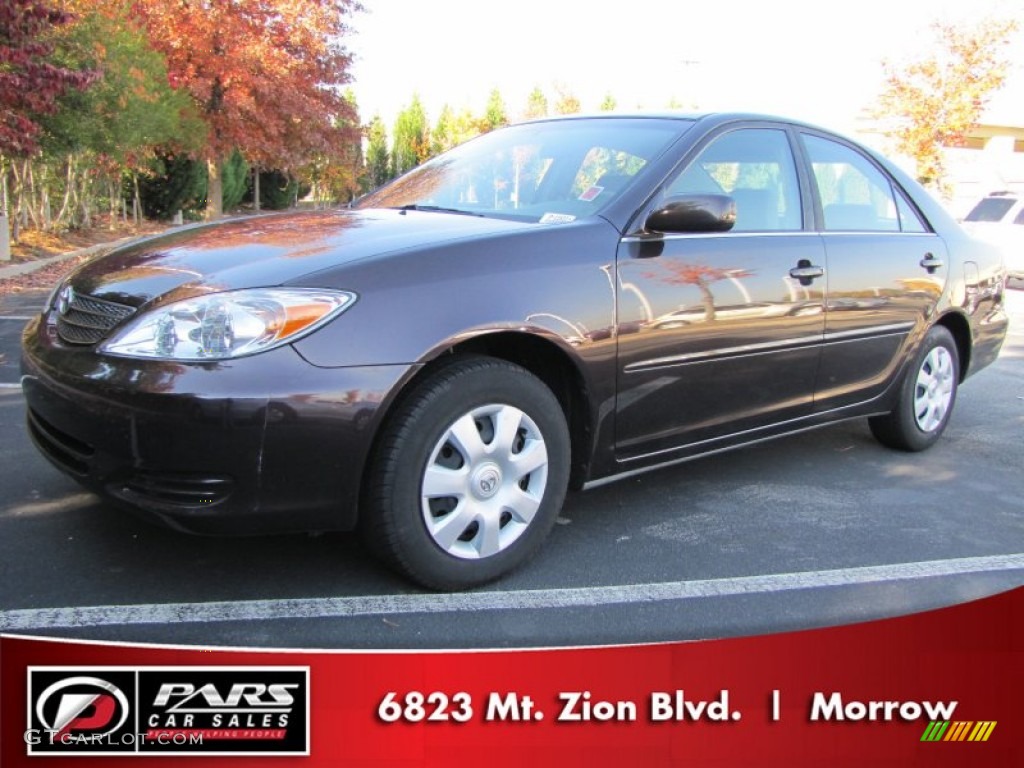 2002 Camry LE - Black Walnut Pearl / Taupe photo #1