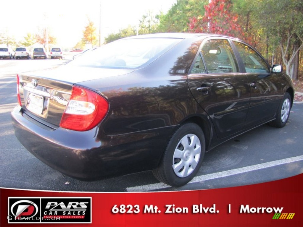 2002 Camry LE - Black Walnut Pearl / Taupe photo #3