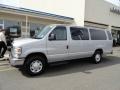 2010 Ingot Silver Metallic Ford E Series Van E350 XLT Passenger Extended  photo #2