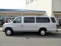 2010 Ingot Silver Metallic Ford E Series Van E350 XLT Passenger Extended  photo #3