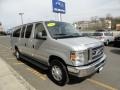 2010 Ingot Silver Metallic Ford E Series Van E350 XLT Passenger Extended  photo #7