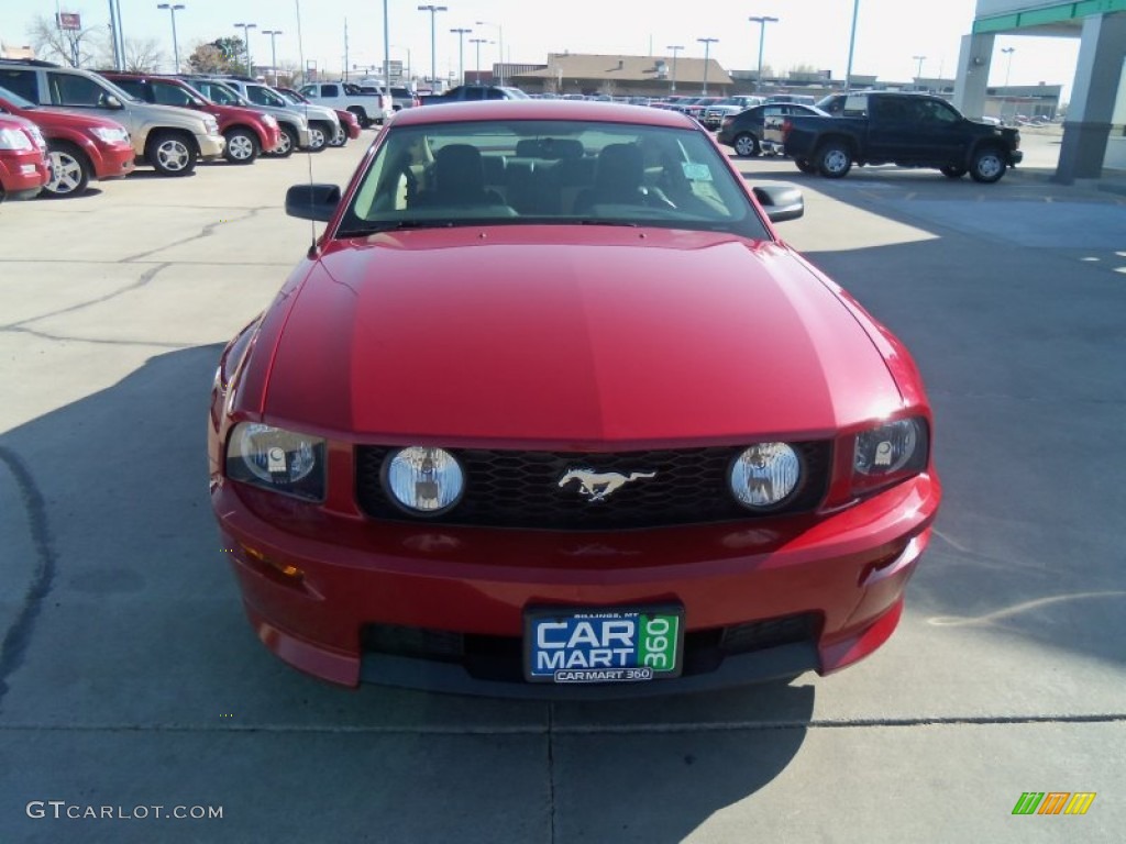 2008 Mustang GT/CS California Special Coupe - Dark Candy Apple Red / Dark Charcoal/Medium Parchment photo #2