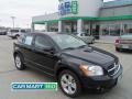Brilliant Black Crystal Pearl 2010 Dodge Caliber Uptown
