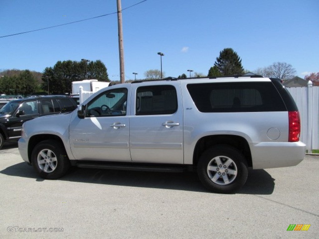 2011 Yukon XL SLT 4x4 - Pure Silver Metallic / Light Tan photo #2