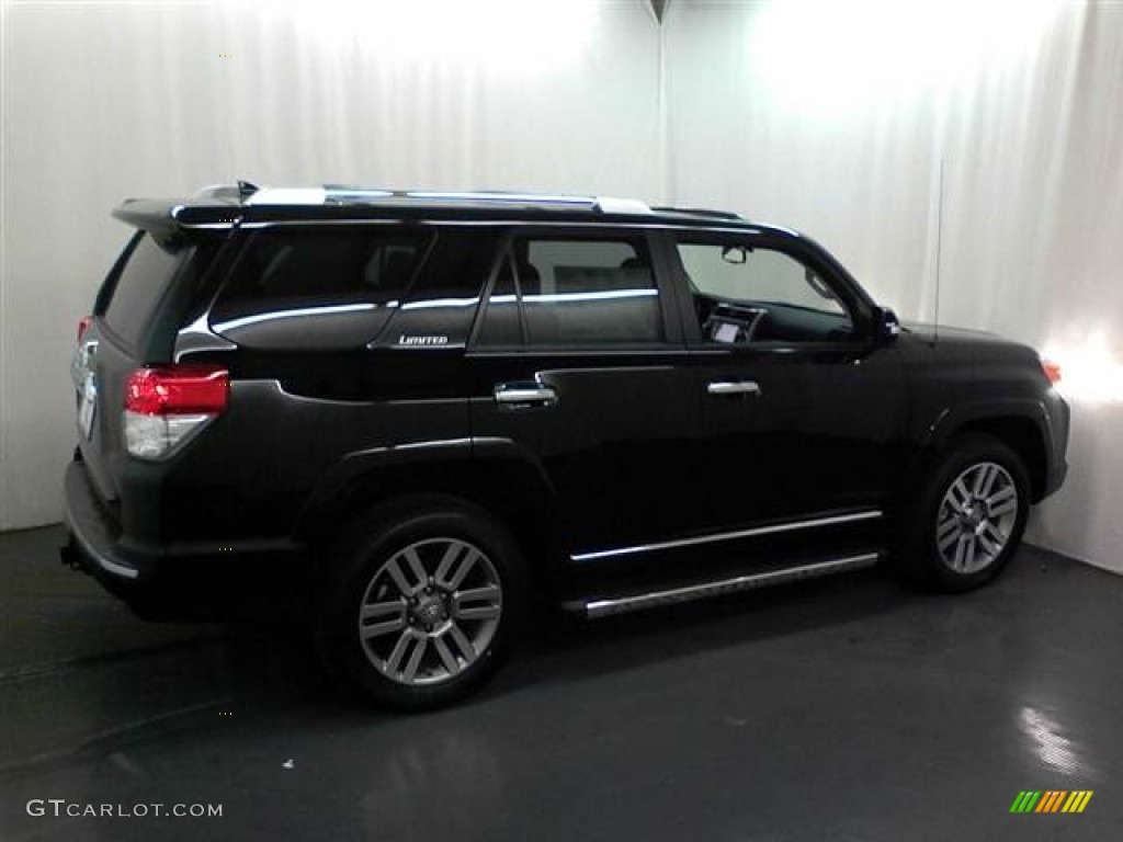 2012 4Runner Limited 4x4 - Black / Black Leather photo #4