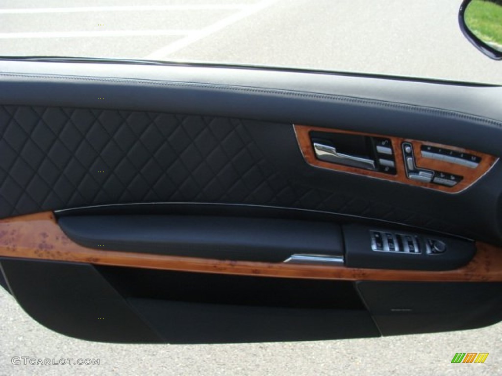 2008 Mercedes-Benz CL 65 AMG designo Charcoal Door Panel Photo #62854909