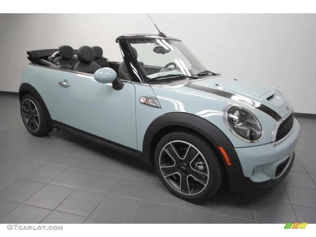 Ice Blue 2012 Mini Cooper S Convertible Exterior Photo #62854942
