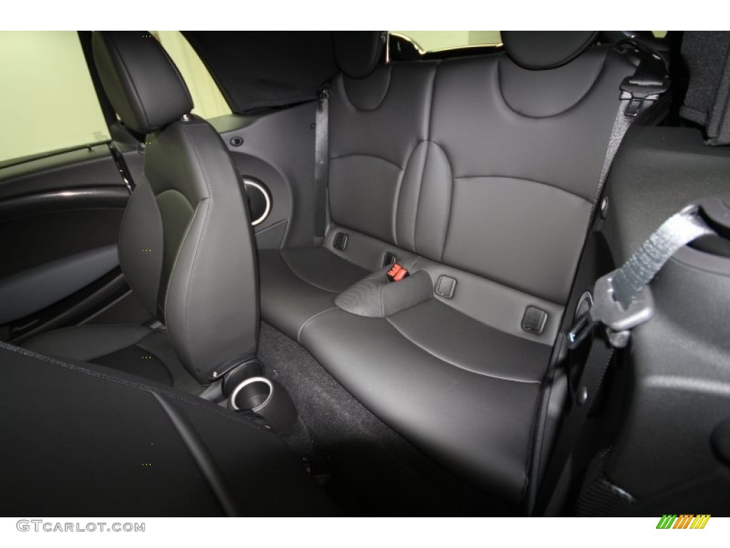 Carbon Black Interior 2012 Mini Cooper S Convertible Photo #62855683