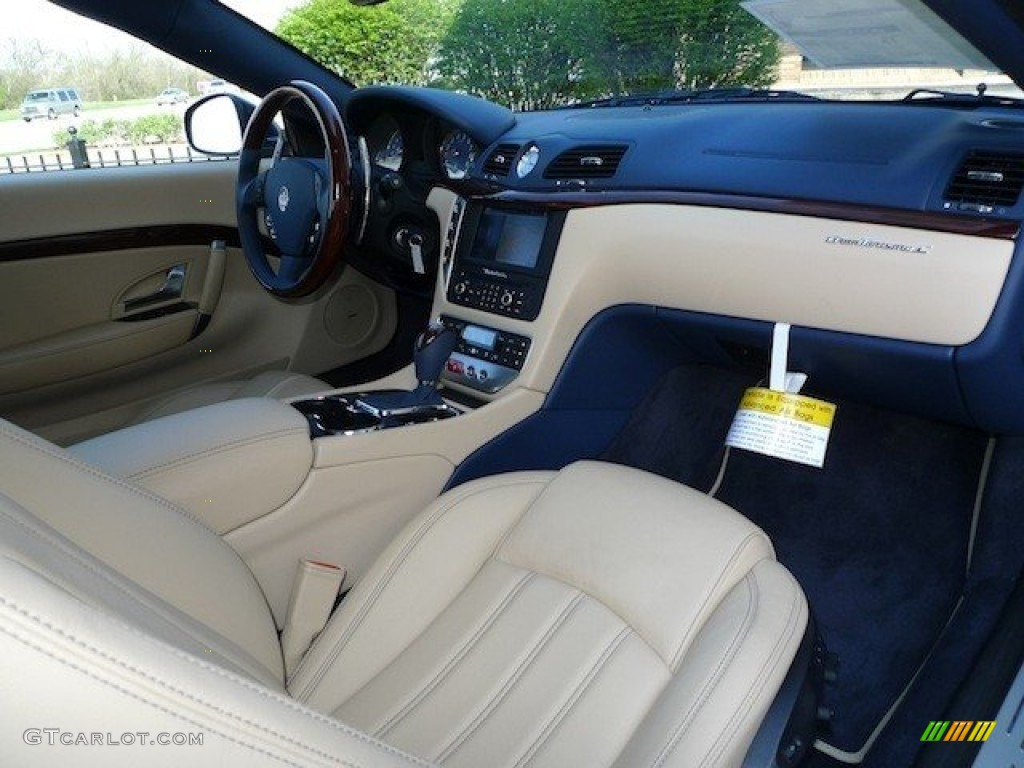 2012 Maserati GranTurismo Convertible GranCabrio Sabbia Dashboard Photo #62856070