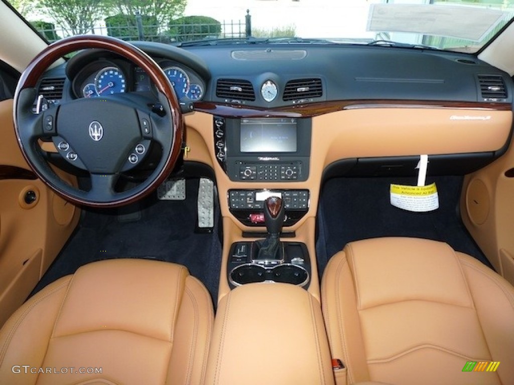 2012 Maserati GranTurismo S Automatic Cuoio Dashboard Photo #62856499