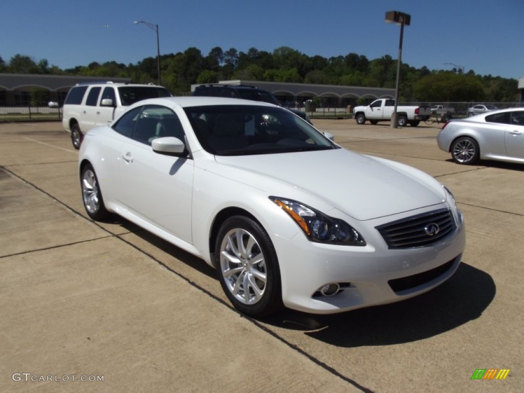 Moonlight White 2012 Infiniti G 37 Convertible Exterior Photo #62857657