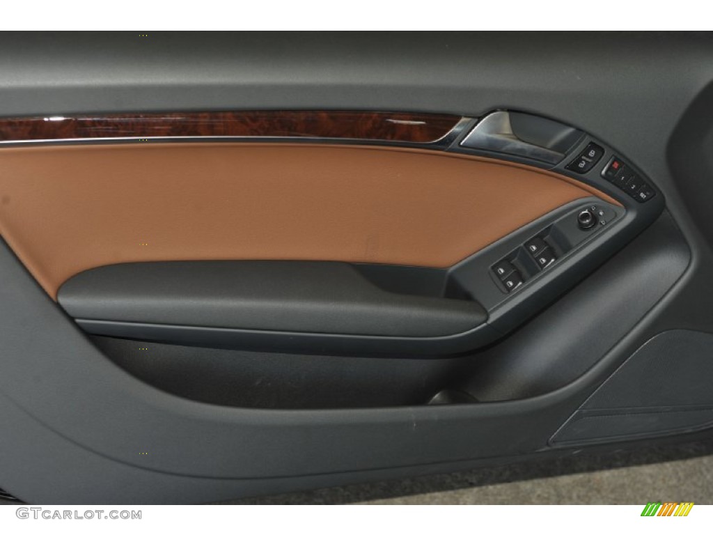 2012 A5 2.0T quattro Cabriolet - Brilliant Black / Cinnamon Brown photo #9