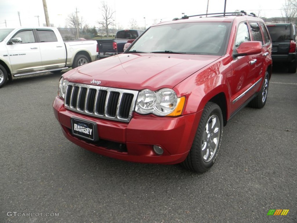 2010 Grand Cherokee Limited 4x4 - Inferno Red Crystal Pearl / Dark Slate Gray/Light Graystone photo #1