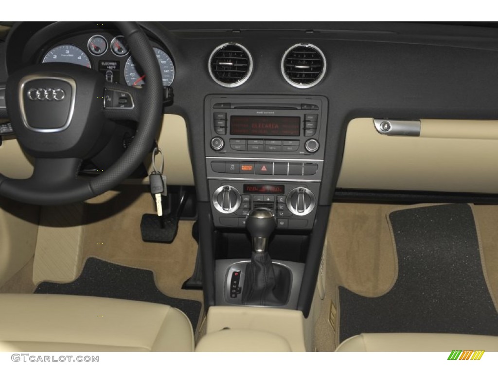 2012 Audi A3 2.0 TDI Luxor Beige Dashboard Photo #62858446