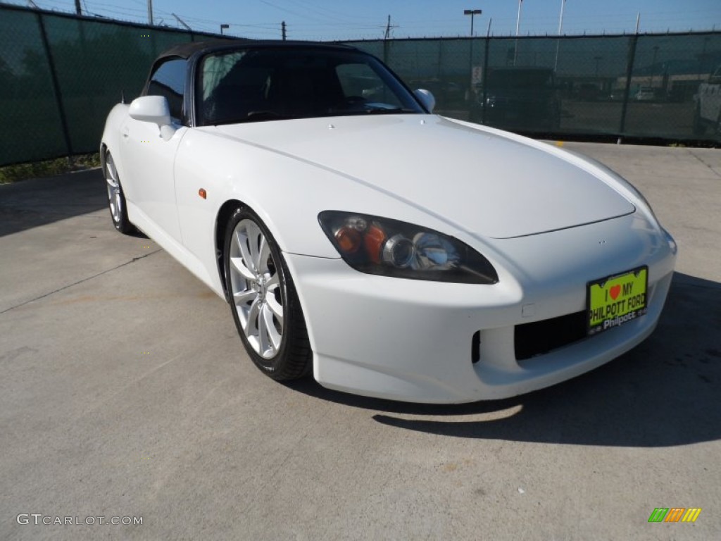 2007 S2000 Roadster - Grand Prix White / Black/Red photo #1