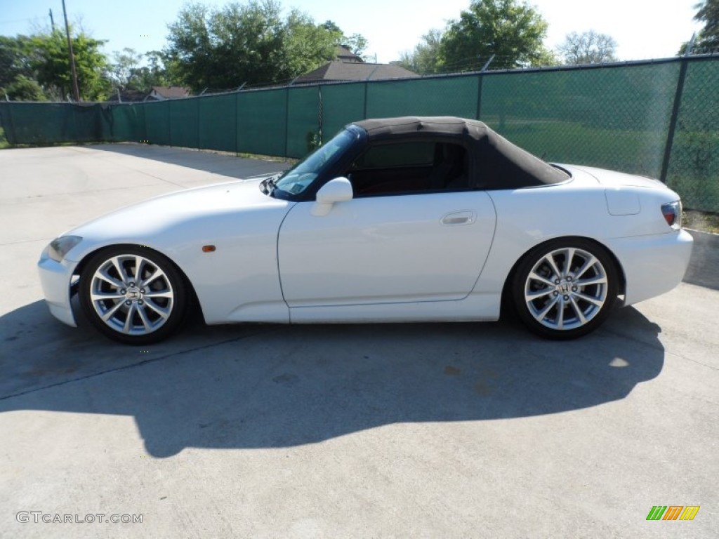 2007 S2000 Roadster - Grand Prix White / Black/Red photo #6
