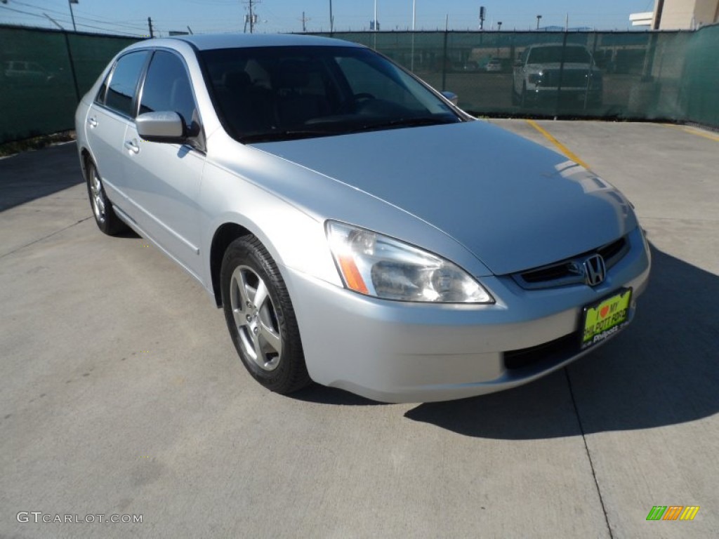 2005 Accord Hybrid Sedan - Silver Frost Metallic / Gray photo #1