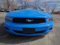 2011 Grabber Blue Ford Mustang V6 Convertible  photo #4