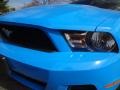 2011 Grabber Blue Ford Mustang V6 Convertible  photo #6
