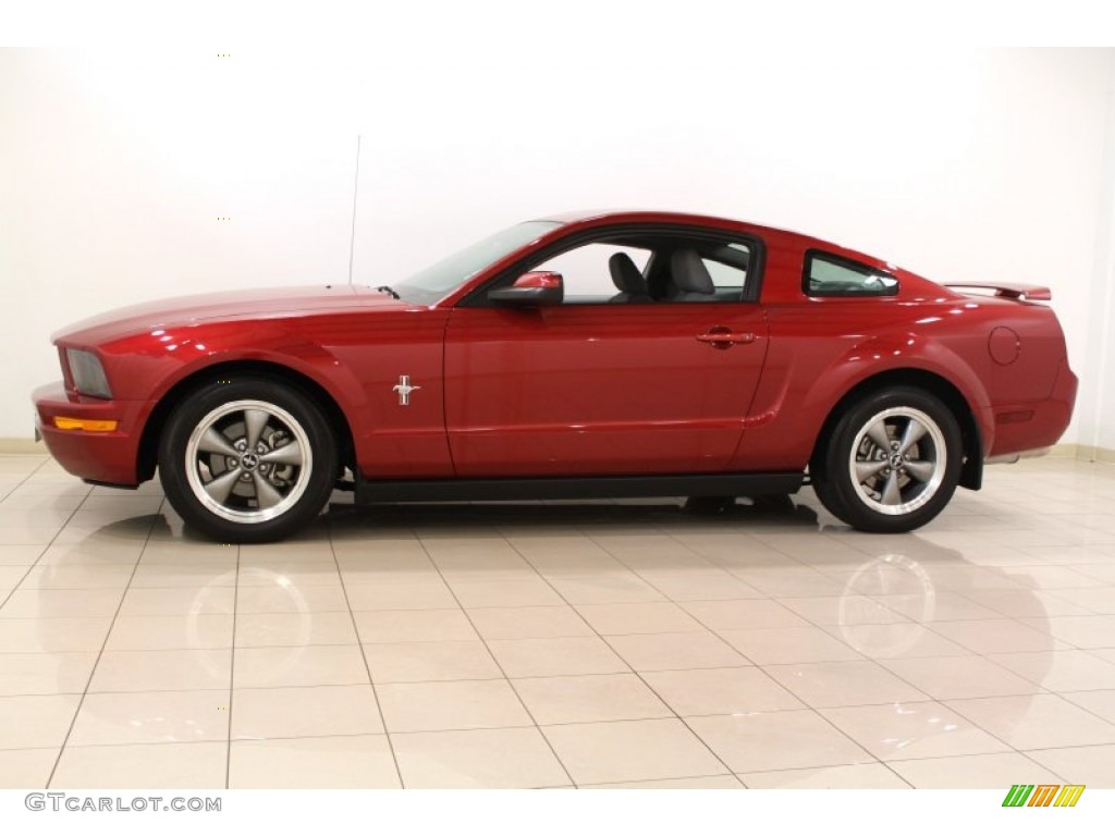 Redfire Metallic 2006 Ford Mustang V6 Deluxe Coupe Exterior Photo #62861743