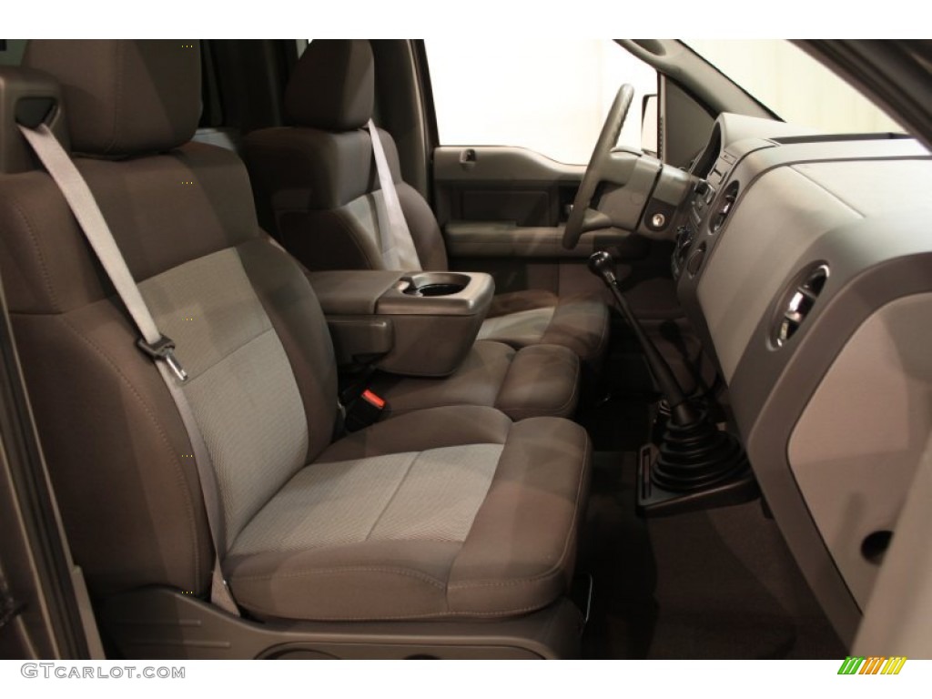 2005 F150 XLT Regular Cab - Dark Shadow Grey Metallic / Medium Flint/Dark Flint Grey photo #15