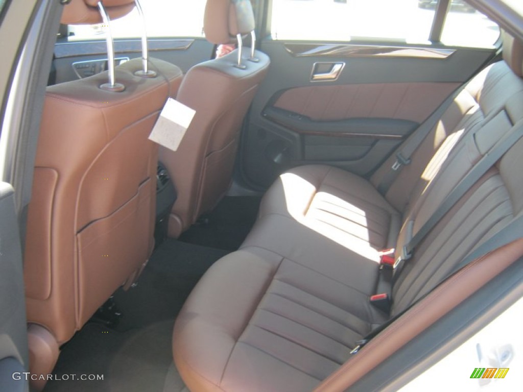 designo Auburn Brown Interior 2012 Mercedes-Benz E 350 Sedan Photo #62862622