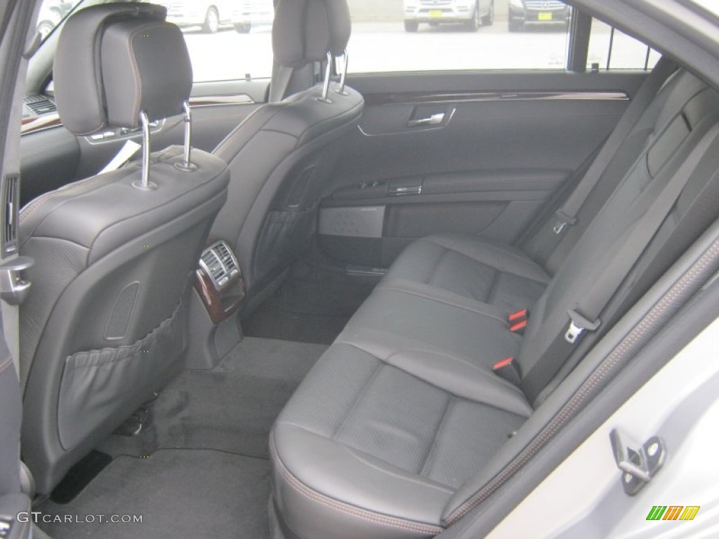 2012 Mercedes-Benz S 63 AMG Sedan Rear Seat Photo #62862682