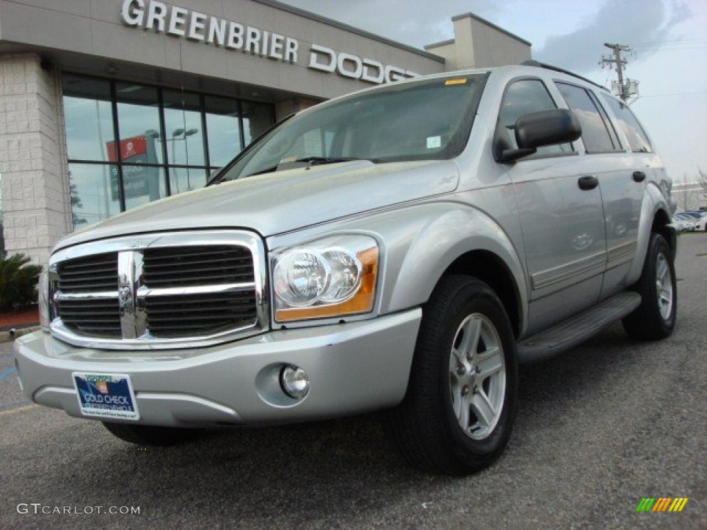 2005 Durango SLT 4x4 - Bright Silver Metallic / Medium Slate Gray photo #1