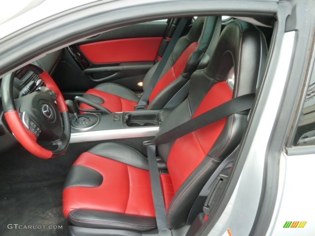 Black/Red Interior 2004 Mazda RX-8 Grand Touring Photo #62866583