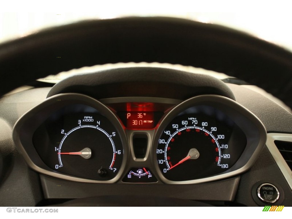 2011 Ford Fiesta SEL Sedan Gauges Photo #62866718