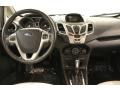 Cashmere/Charcoal Black Leather 2011 Ford Fiesta SEL Sedan Dashboard