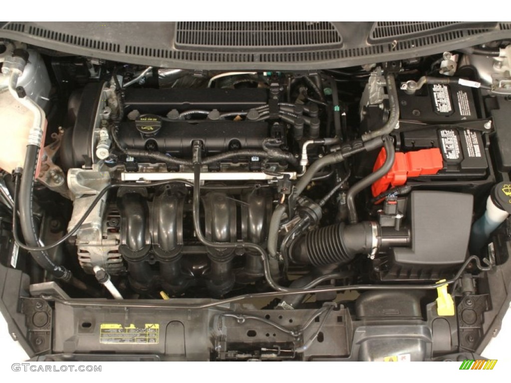 2011 Ford Fiesta SEL Sedan 1.6 Liter DOHC 16-Valve Ti-VCT Duratec 4 Cylinder Engine Photo #62866840