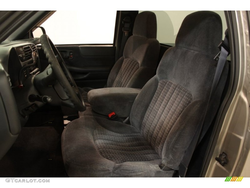 1999 S10 LS Regular Cab 4x4 - Light Pewter Metallic / Graphite photo #6