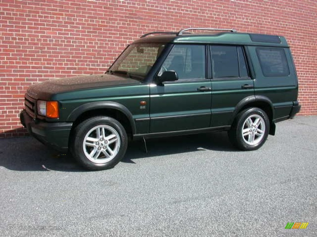 Epsom Green Metallic Land Rover Discovery II