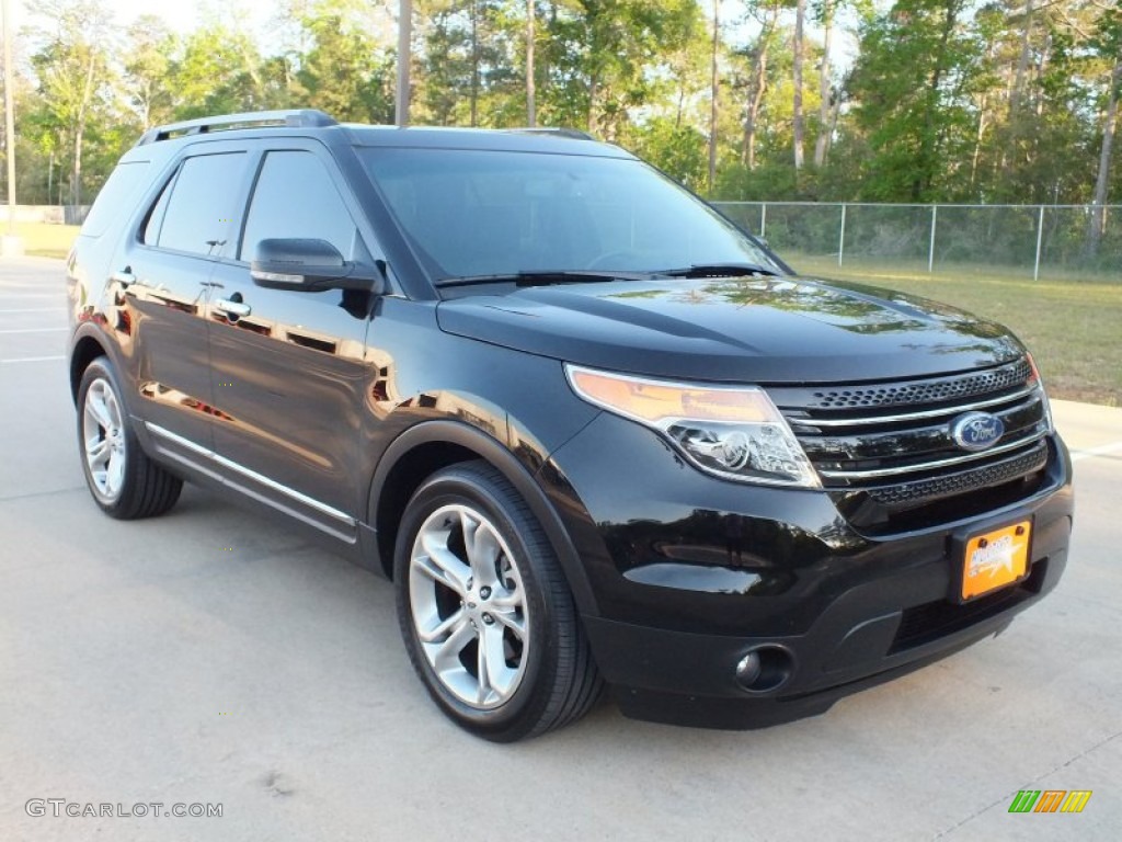 2012 Explorer Limited - Black / Charcoal Black photo #1