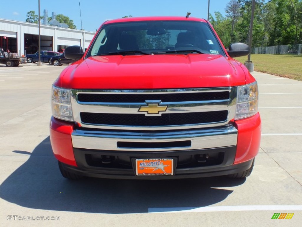 2009 Silverado 1500 LT Crew Cab - Victory Red / Ebony photo #10