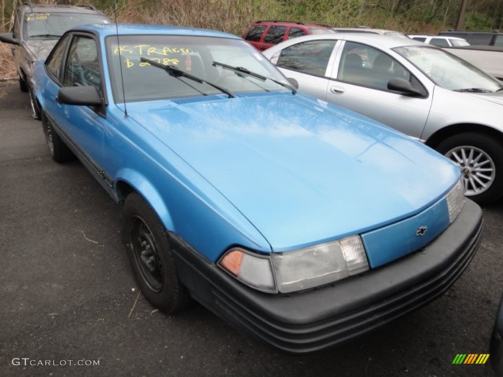 1992 Cavalier VL Coupe - Light Sapphire Blue Metallic / Blue photo #1