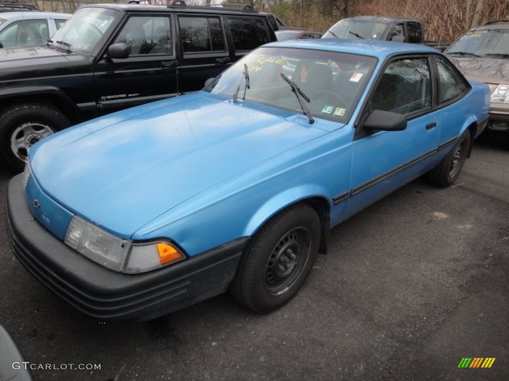 Light Sapphire Blue Metallic 1992 Chevrolet Cavalier VL Coupe Exterior Photo #62868701