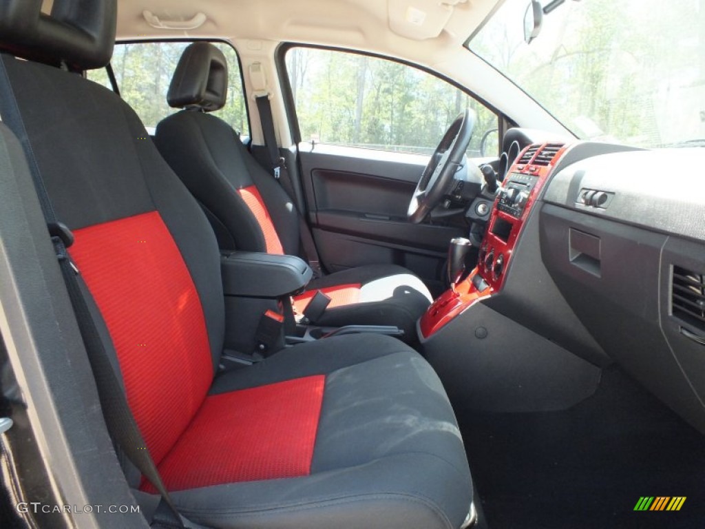 Dark Slate Gray/Red Interior 2009 Dodge Caliber SXT Photo #62868945