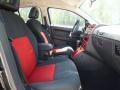 2009 Dodge Caliber Dark Slate Gray/Red Interior Front Seat Photo