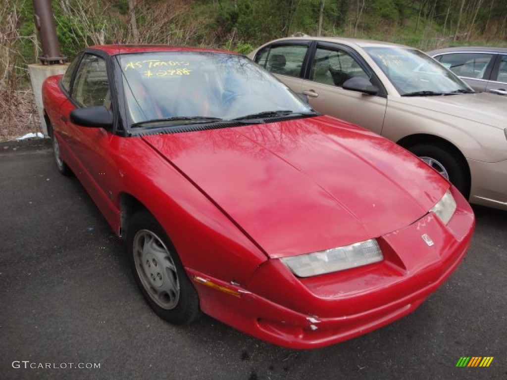 1996 S Series SC1 Coupe - Bright Red / Gray photo #1