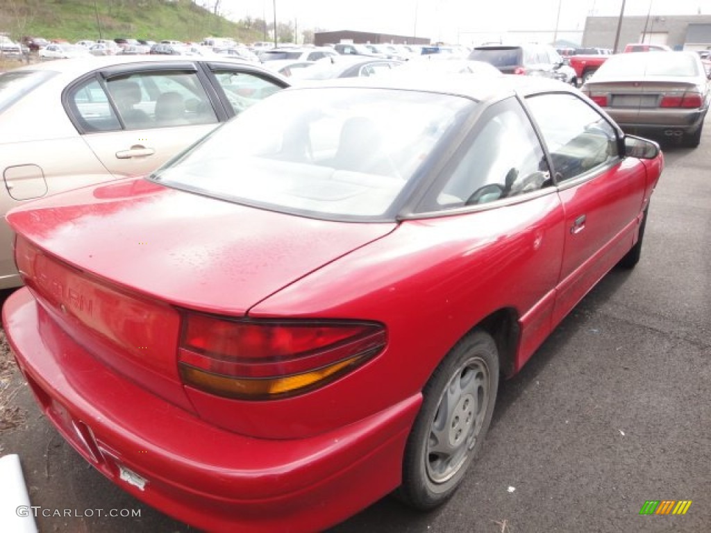 1996 S Series SC1 Coupe - Bright Red / Gray photo #2