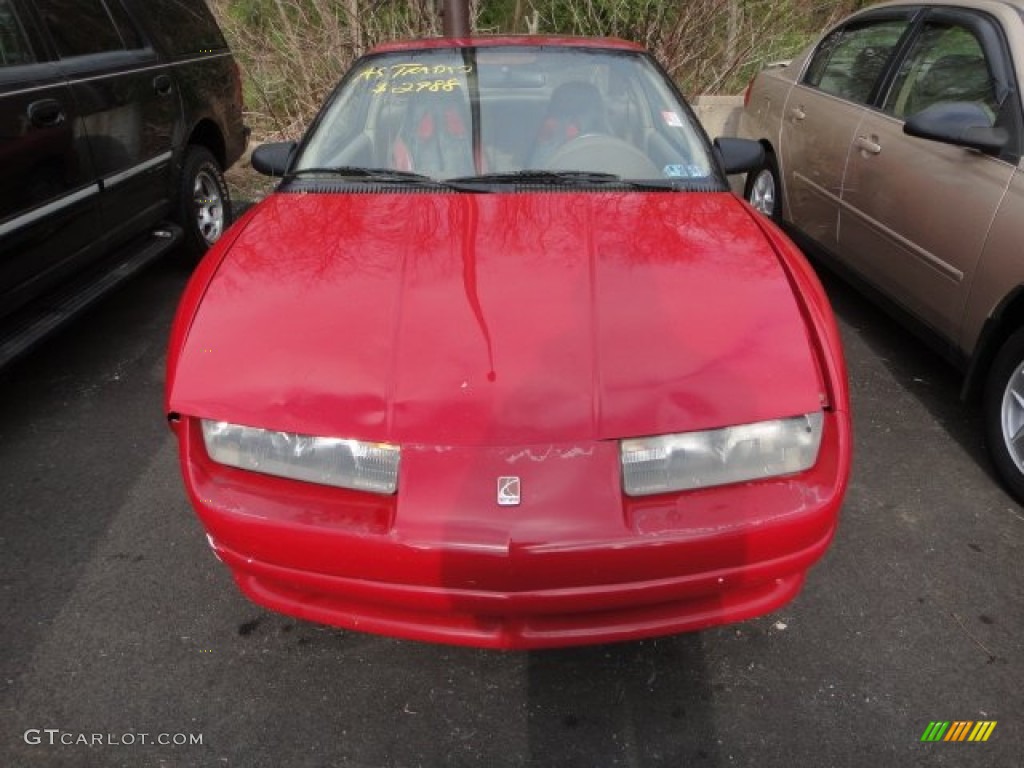 1996 S Series SC1 Coupe - Bright Red / Gray photo #5