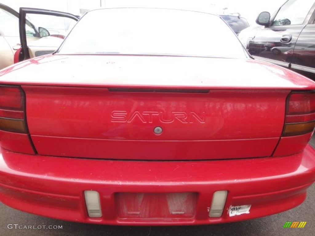 1996 S Series SC1 Coupe - Bright Red / Gray photo #8