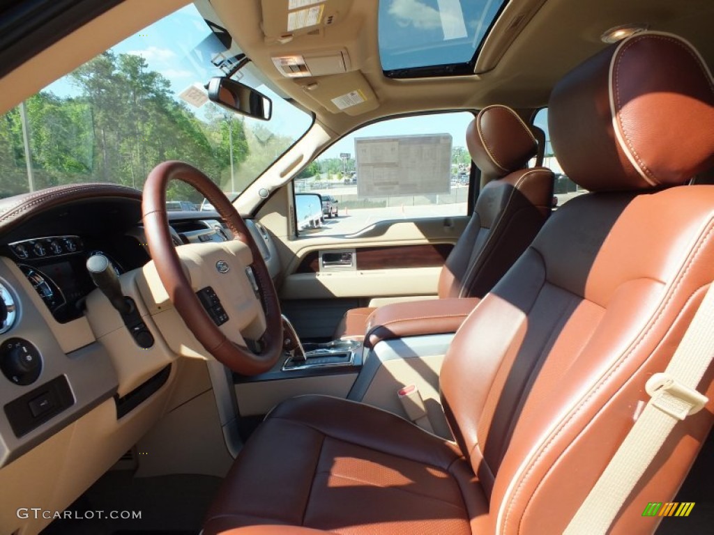 2012 F150 King Ranch SuperCrew 4x4 - Golden Bronze Metallic / King Ranch Chaparral Leather photo #3