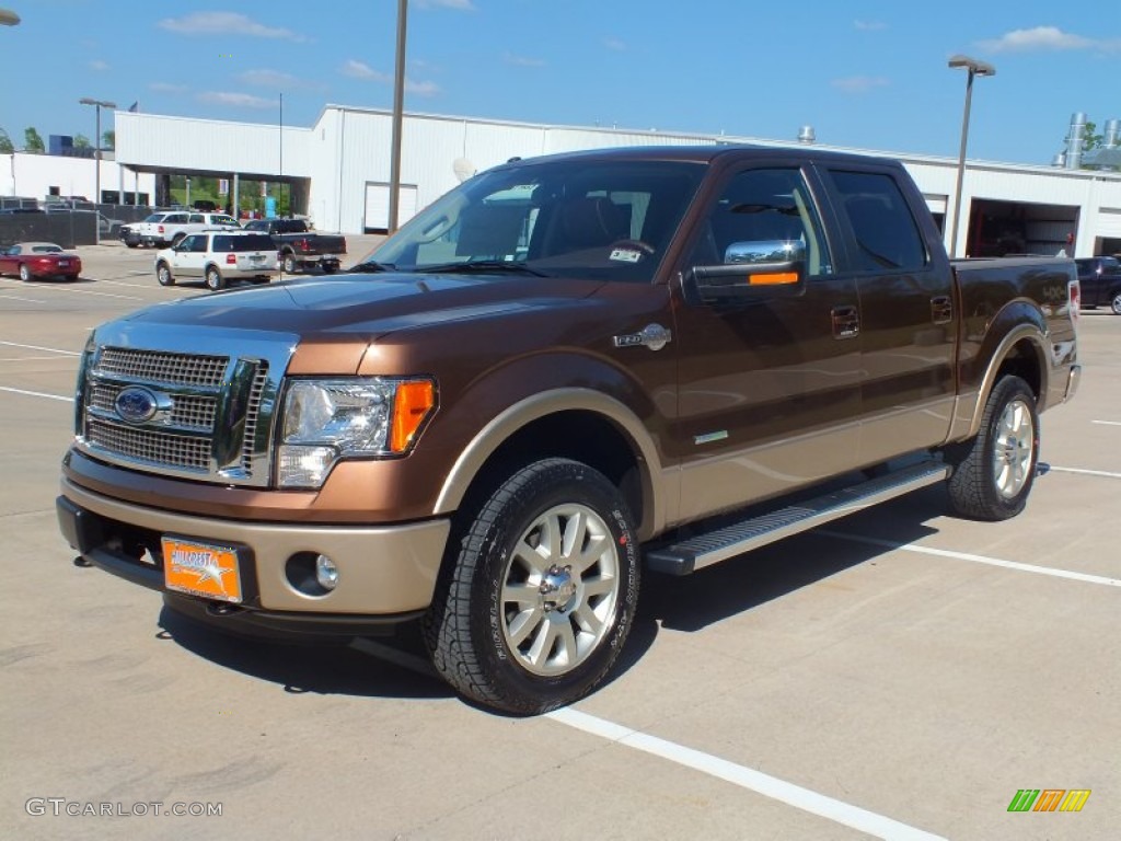 2012 F150 King Ranch SuperCrew 4x4 - Golden Bronze Metallic / King Ranch Chaparral Leather photo #10