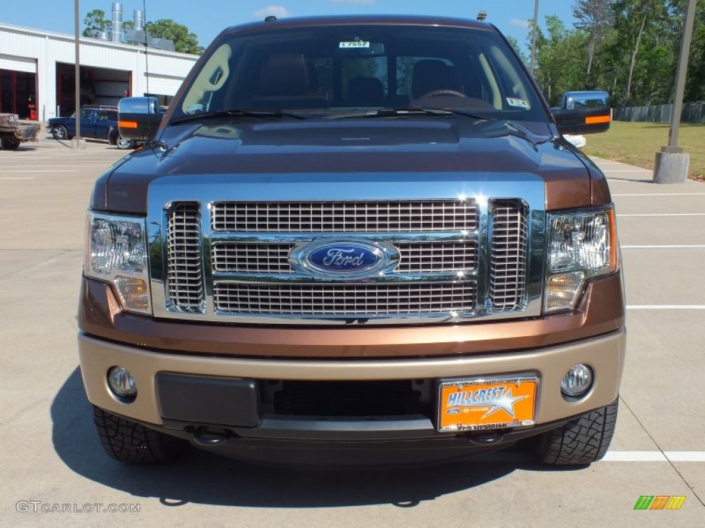 2012 F150 King Ranch SuperCrew 4x4 - Golden Bronze Metallic / King Ranch Chaparral Leather photo #11
